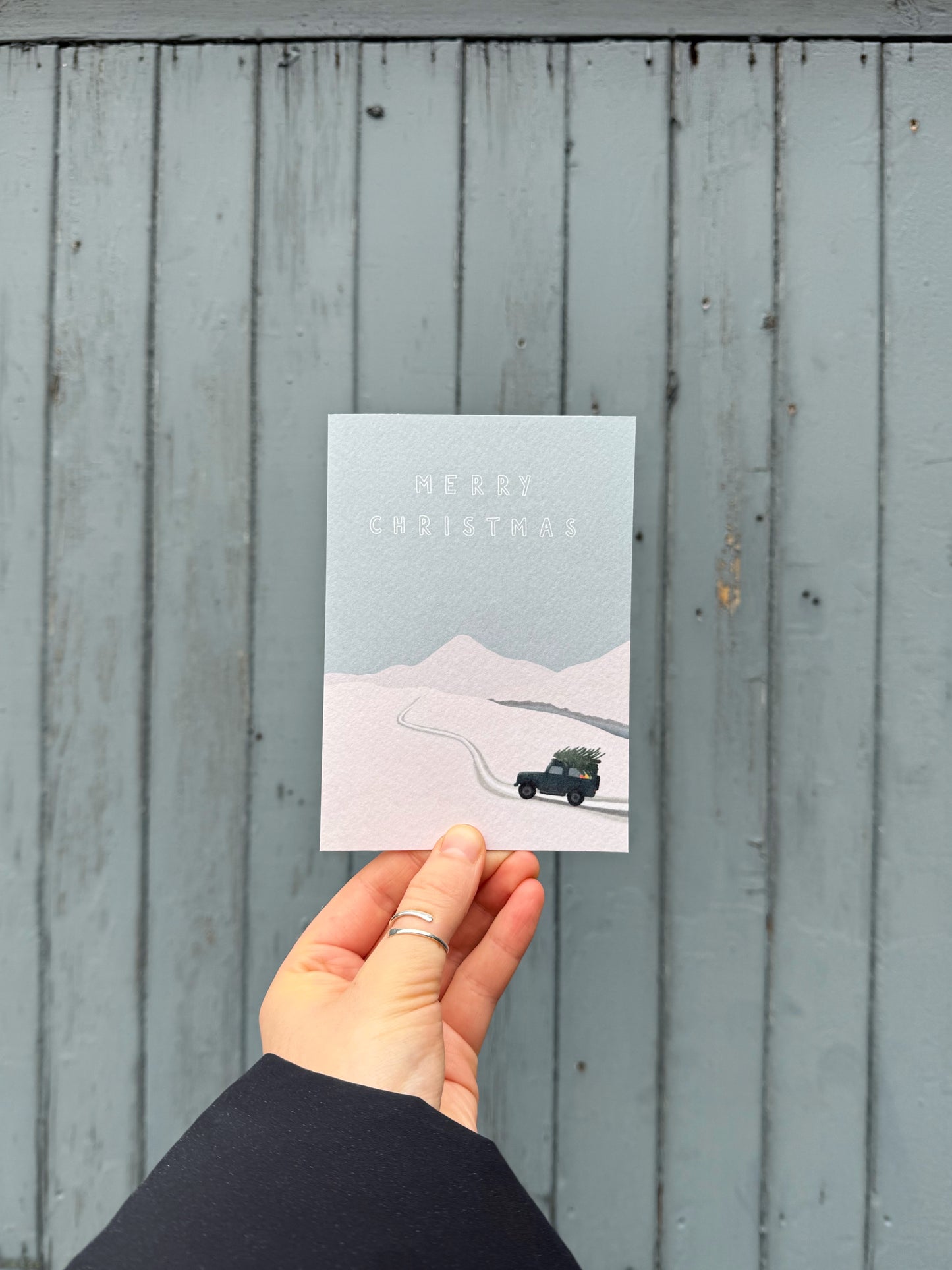 Highland Scottish Christmas Cards: Pack of 6